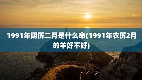 1991年阴历二月是什么命(1991年农历2月的羊好不好)