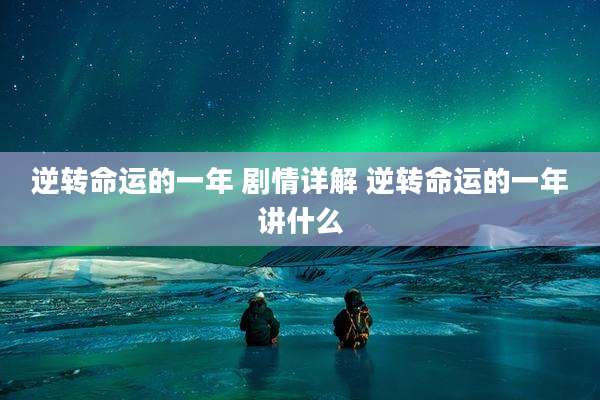 逆转命运的一年 剧情详解 逆转命运的一年讲什么