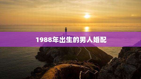 1988年出生的男人婚配