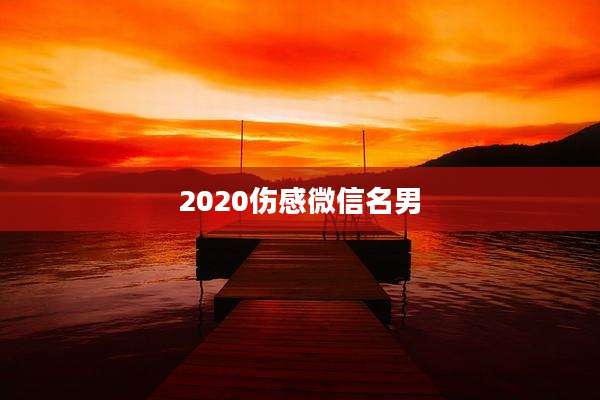 2020伤感微信名男
