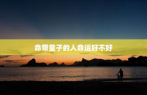 命带童子的人命运好不好