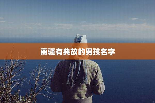 离骚有典故的男孩名字