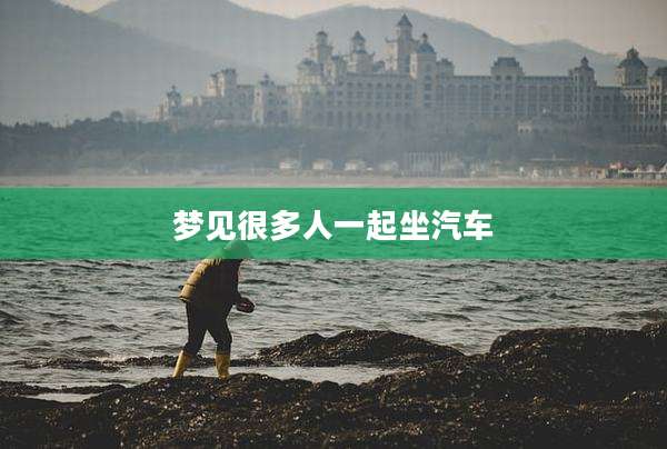 梦见很多人一起坐汽车