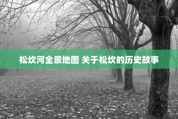 松坎河全景地图 关于松坎的历史故事