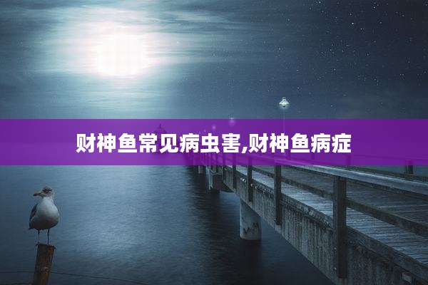 财神鱼常见病虫害,财神鱼病症