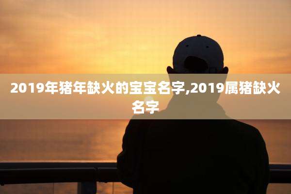 2019年猪年缺火的宝宝名字,2019属猪缺火名字