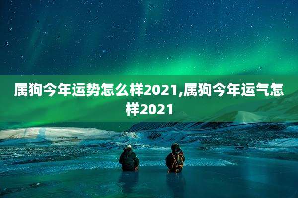 属狗今年运势怎么样2021,属狗今年运气怎样2021