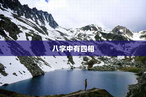 八字中有四相