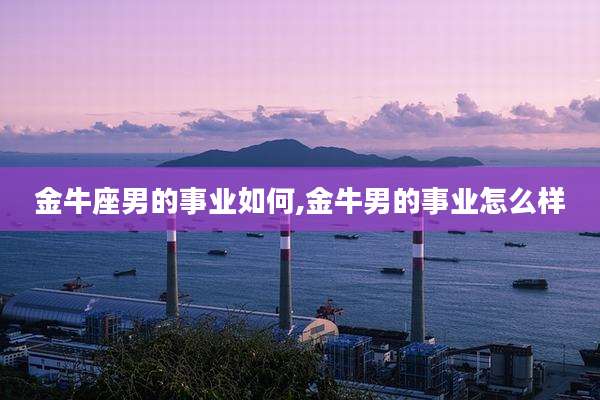 金牛座男的事业如何,金牛男的事业怎么样
