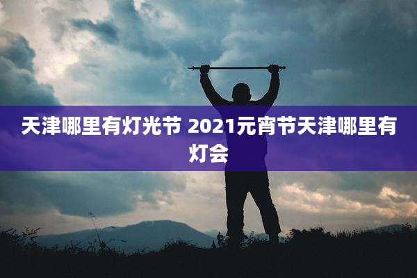 天津哪里有灯光节 2021元宵节天津哪里有灯会