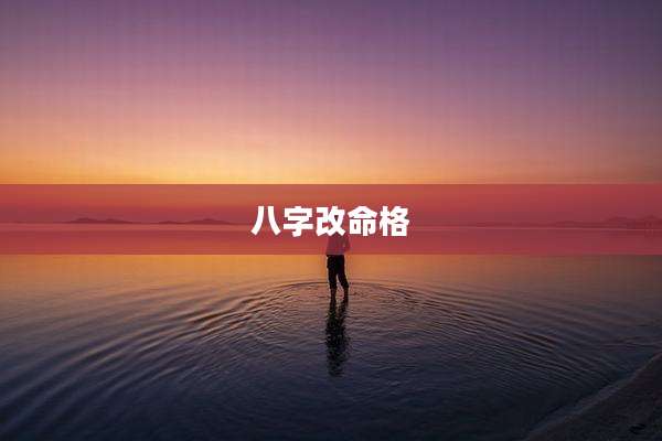 八字改命格