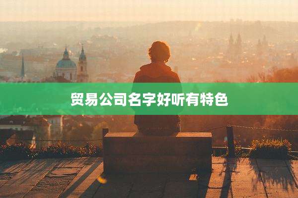 贸易公司名字好听有特色