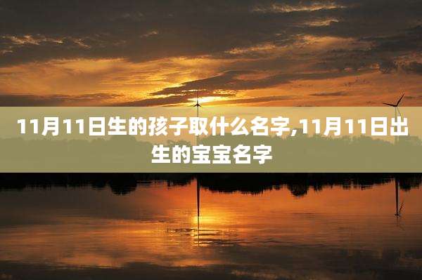 11月11日生的孩子取什么名字,11月11日出生的宝宝名字