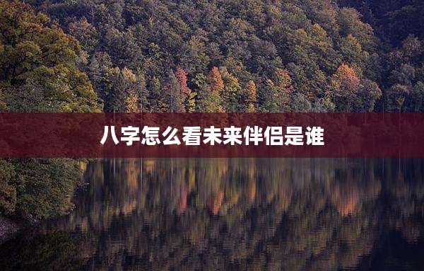 八字怎么看未来伴侣是谁