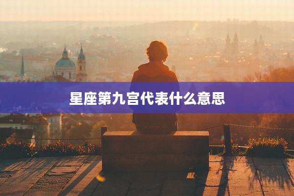 星座第九宫代表什么意思
