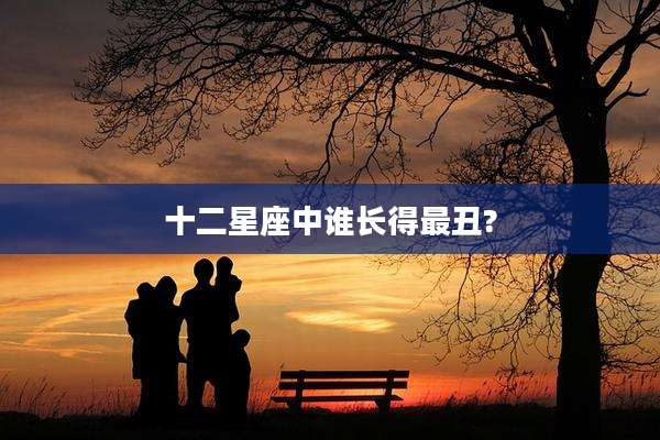 十二星座中谁长得最丑?