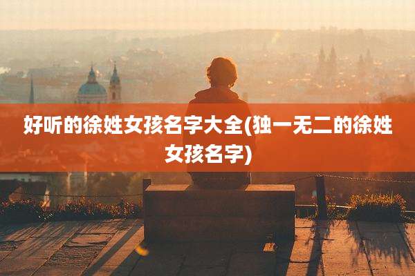 好听的徐姓女孩名字大全(独一无二的徐姓女孩名字)