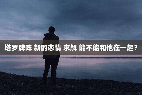塔罗牌阵 新的恋情 求解 能不能和他在一起？