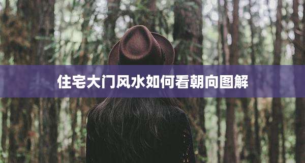 住宅大门风水如何看朝向图解