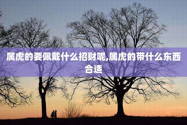 属虎的要佩戴什么招财呢,属虎的带什么东西合适