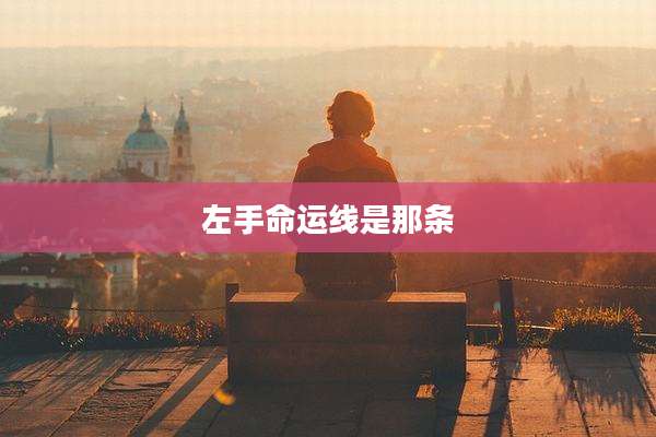左手命运线是那条