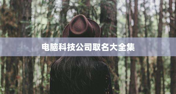 电脑科技公司取名大全集