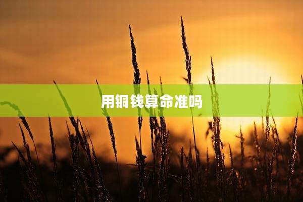 用铜钱算命准吗
