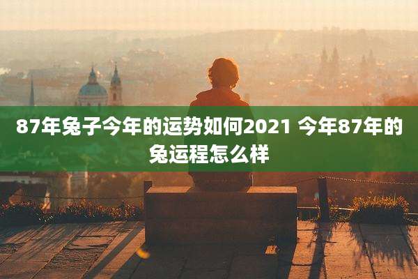 87年兔子今年的运势如何2021 今年87年的兔运程怎么样