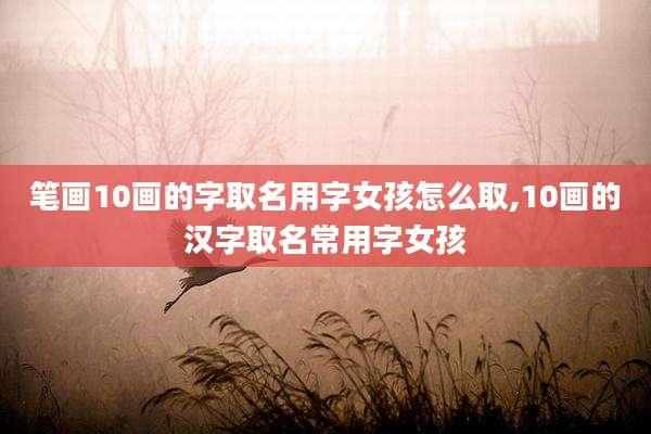 笔画10画的字取名用字女孩怎么取,10画的汉字取名常用字女孩