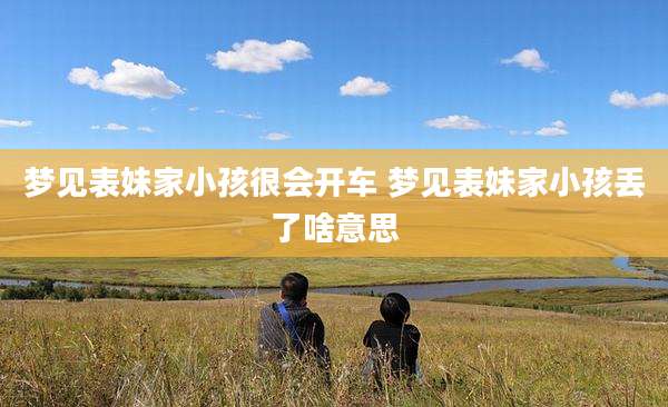 梦见表妹家小孩很会开车 梦见表妹家小孩丢了啥意思