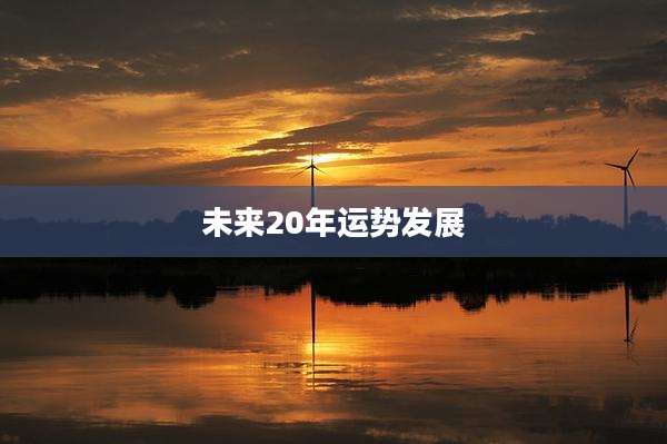 未来20年运势发展