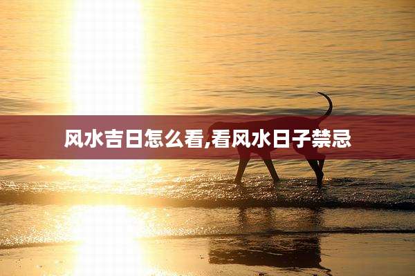 风水吉日怎么看,看风水日子禁忌