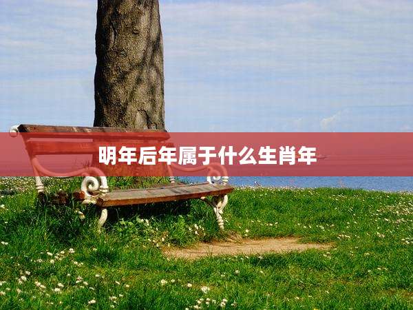 明年后年属于什么生肖年
