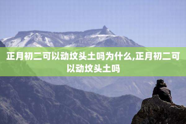 正月初二可以动坟头土吗为什么,正月初二可以动坟头土吗