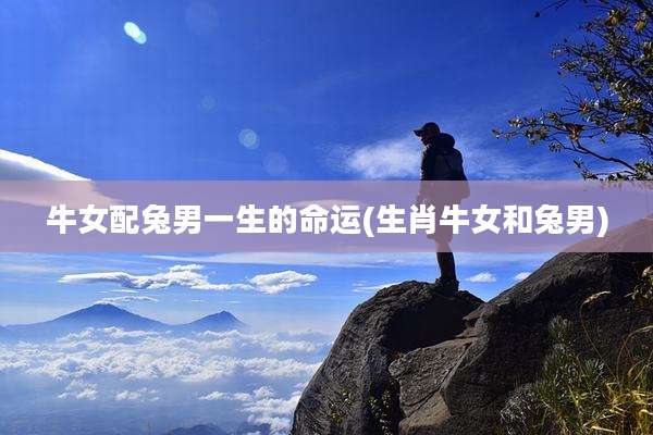 牛女配兔男一生的命运(生肖牛女和兔男)