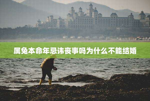 属兔本命年忌讳丧事吗为什么不能结婚