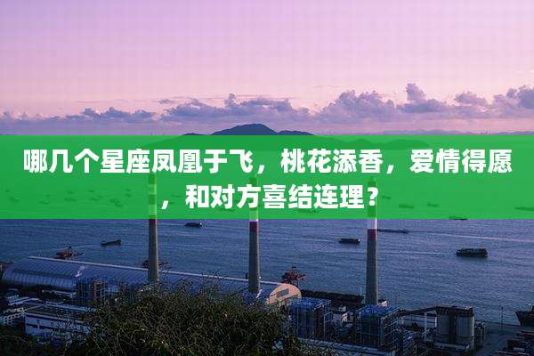哪几个星座凤凰于飞，桃花添香，爱情得愿，和对方喜结连理？