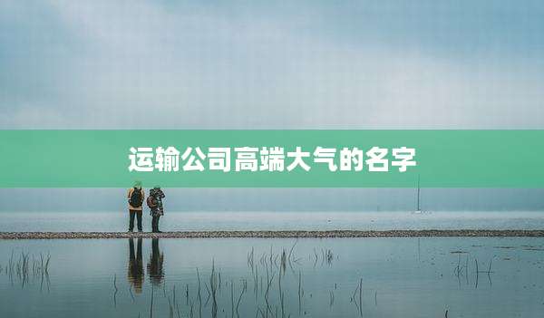 运输公司高端大气的名字
