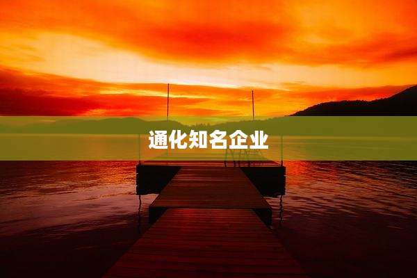 通化知名企业