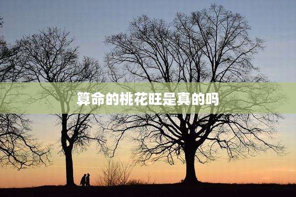 算命的桃花旺是真的吗