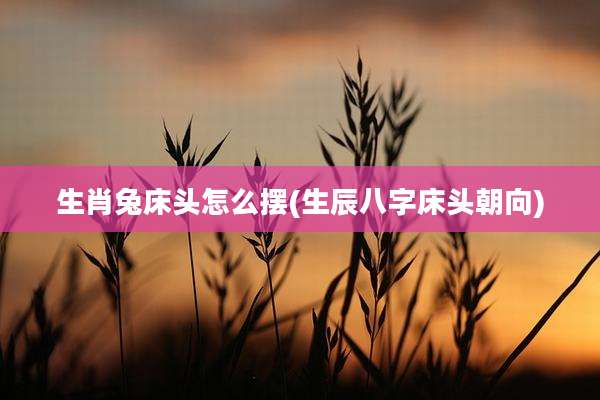 生肖兔床头怎么摆(生辰八字床头朝向)