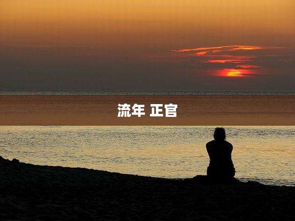 流年 正官
