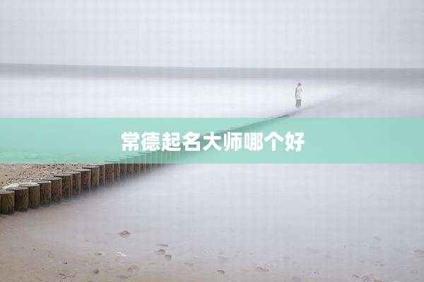 常德起名大师哪个好