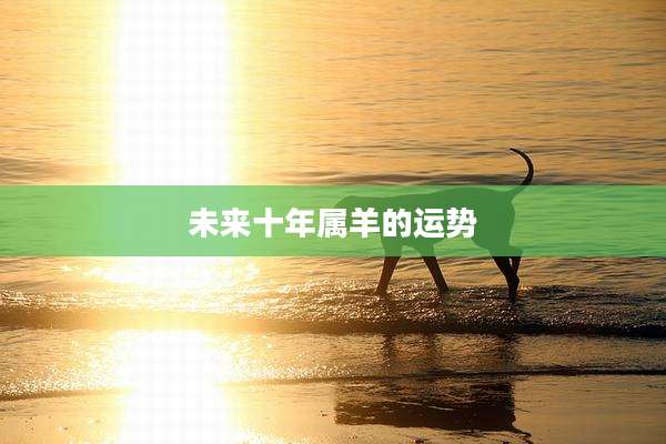 未来十年属羊的运势