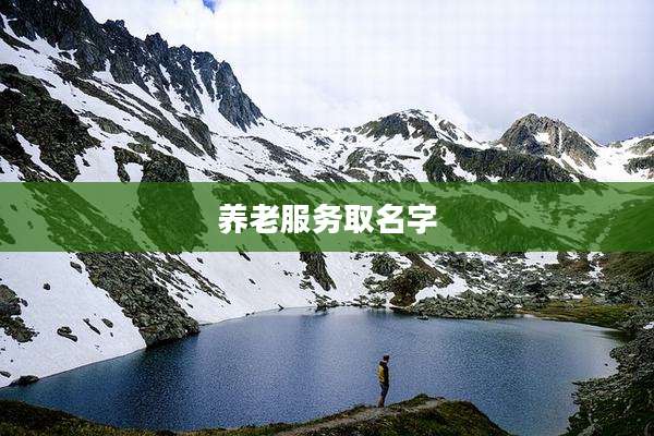 养老服务取名字