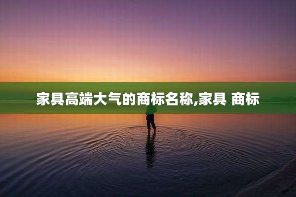 家具高端大气的商标名称,家具 商标