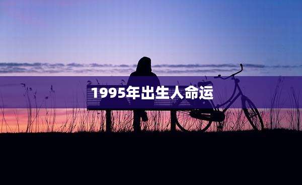 1995年出生人命运