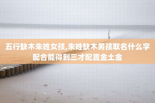 五行缺木朱姓女孩,朱姓缺木男孩取名什么字配合能得到三才配置金土金