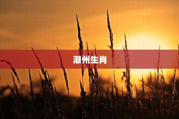 潮州生肖