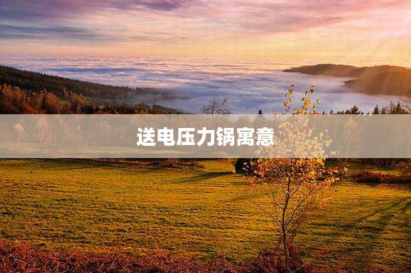 送电压力锅寓意